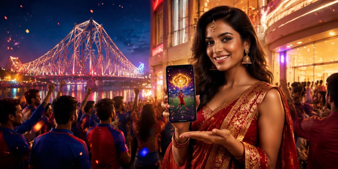 Mobile betting user enjoying Jackpot Slots in Kolkata